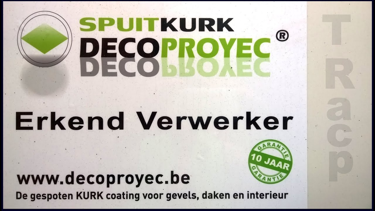 SPUITKURK Erkend Verwerker DECOPROYEC( Evergem).
