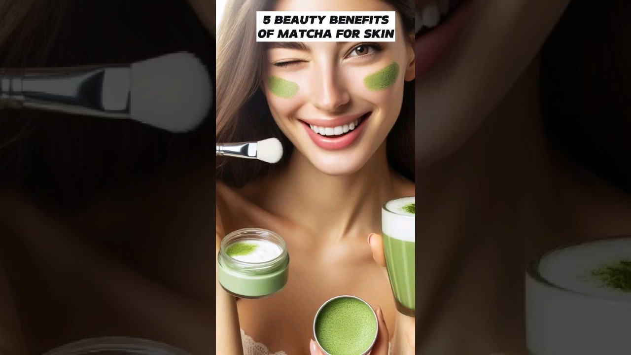 Benefits  of Matcha for skin #shorts #youtubeshorts #matcha #skincare