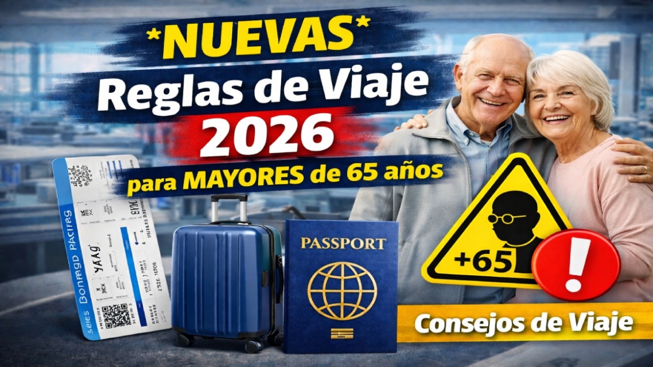*NUEVAS* Reglas de Viaje 2026 para MAYORES de 65 años | Consejos de Viaje