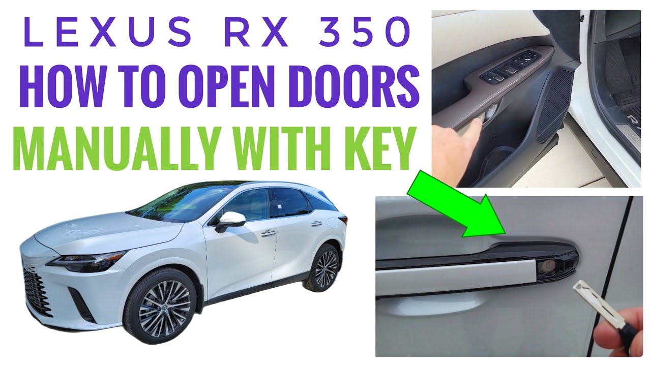 Как открыть двери вручную. Батарея брелока Lexus RX 350 села или пульт не работает.