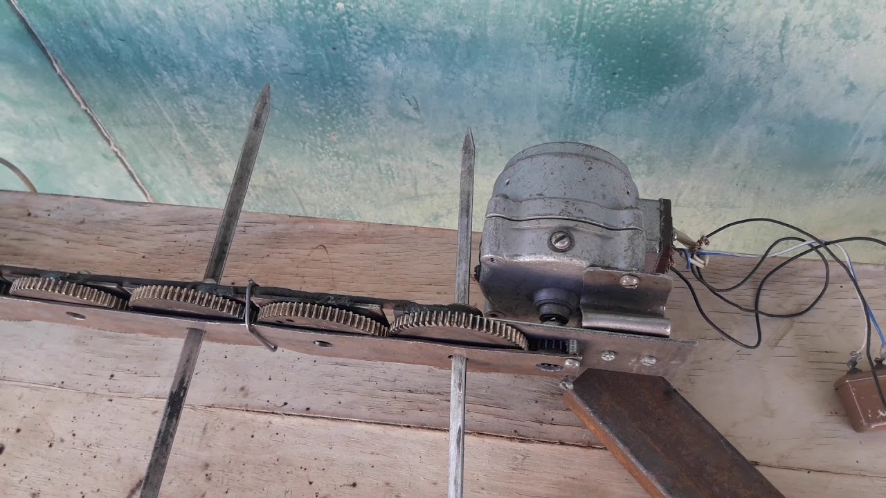 Ленивый шашлычник  Автоматический мангал