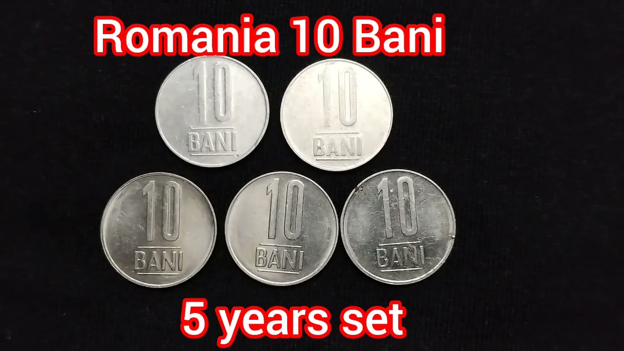 ROMANIA 10 BANI 5 YEARS RARE COIN SET SALE COLLECTORS CHOICE #favritebox #coin #commemorativecoin