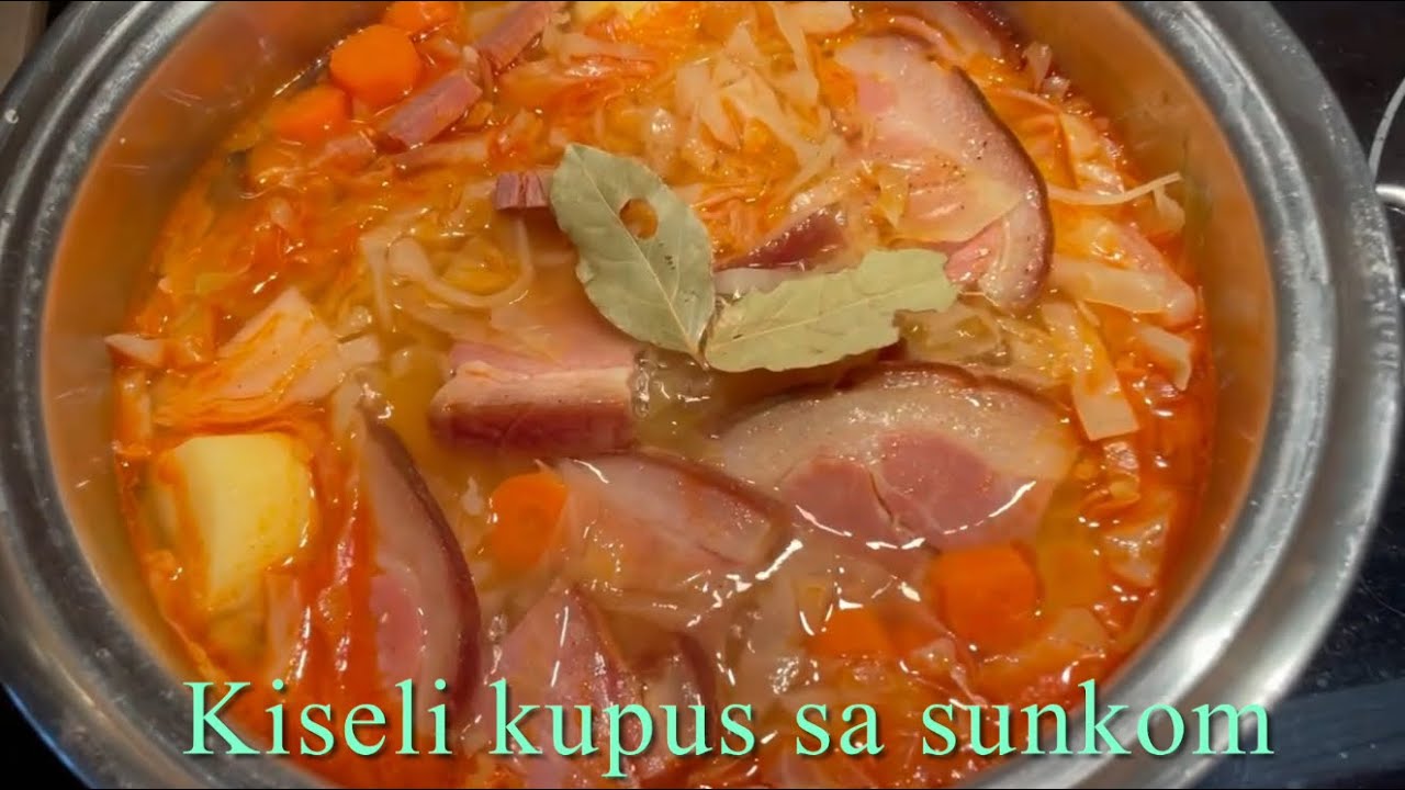 Idealan Zimski Rucak. Kiseli kupus sa sunkom. Sour Cabbage and Ham Soup. Ideal Winter Food #healthy
