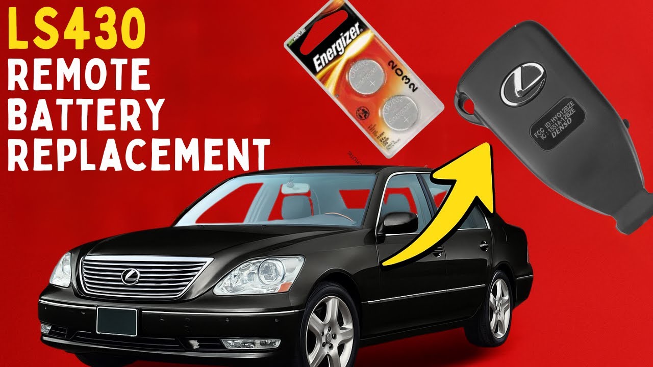 How to Replace Lexus LS430 Key Fob Battery (2004&ndash;2006)