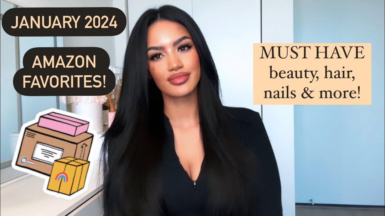 AMAZON HAUL! MY MUST HAVE PRODUCTS FOR JANUARY 2024! Beauty, Hair, Nails, Skin, Shower + Elegear ect