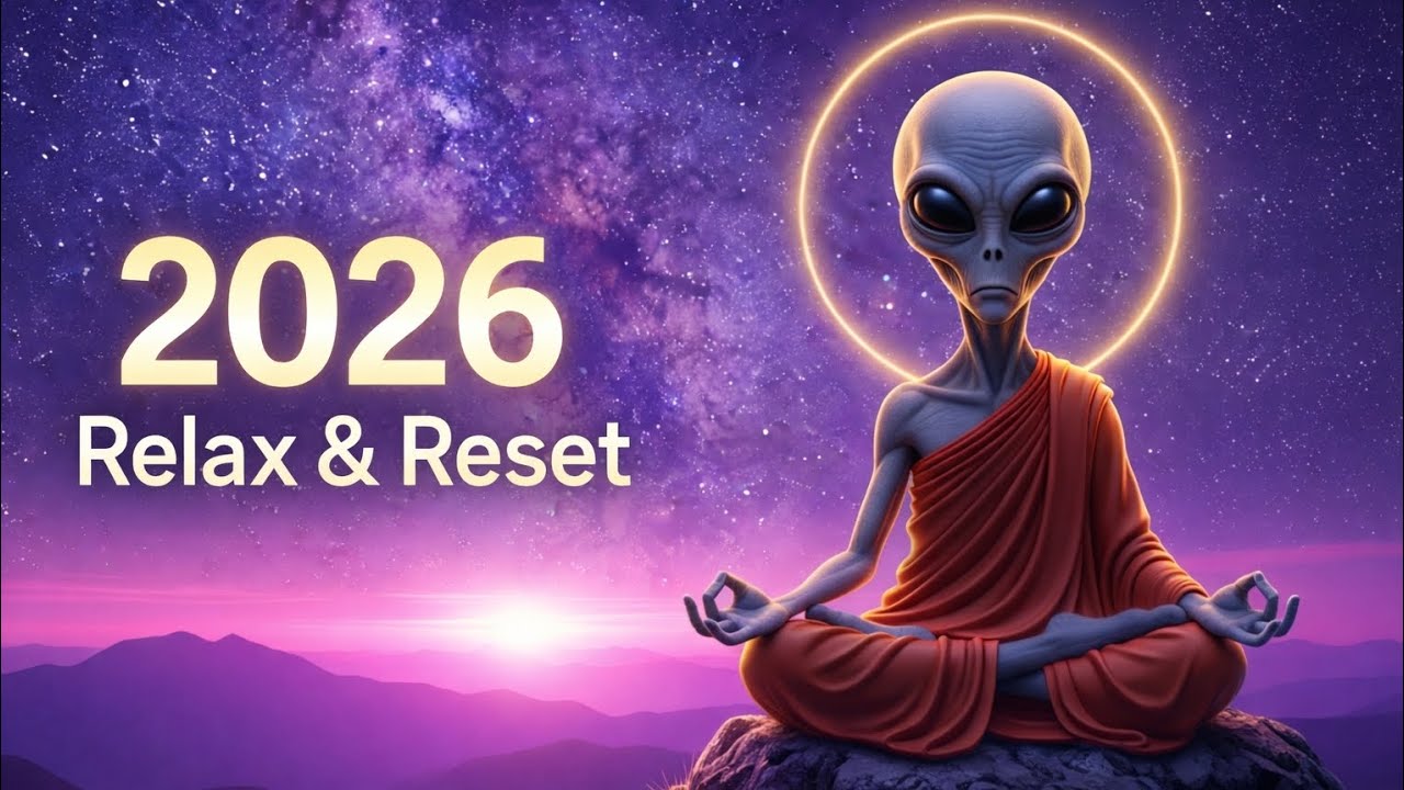 Cosmic Alien Meditation Music 2026 | Relax & Reset Deep Space Ambient for Sleep & Stress Relief
