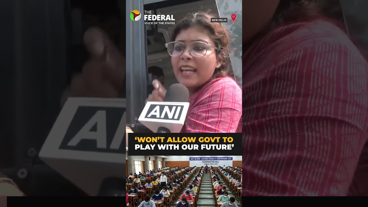 AISA protests NEET UG paper leak | #shorts