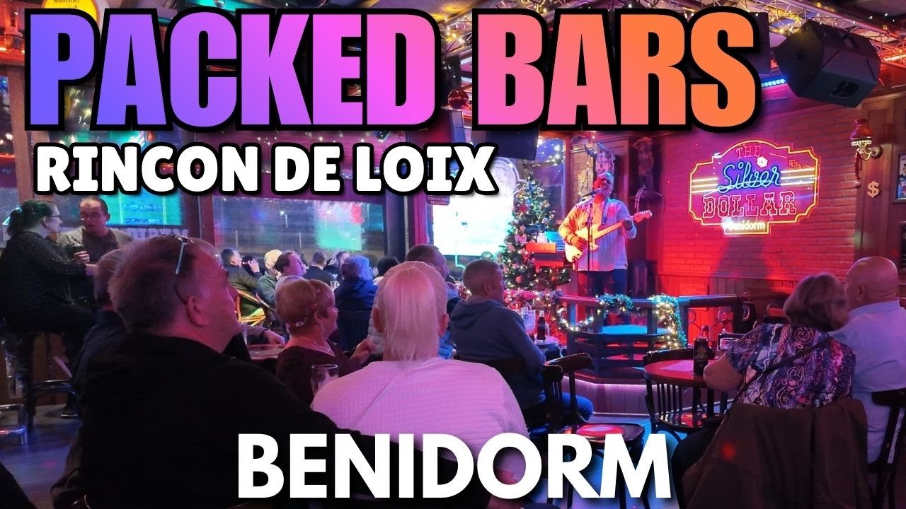 Benidorm's Rincon de Loix Bars PACKED at Night! 😱🥂┃ALMOST 2026!