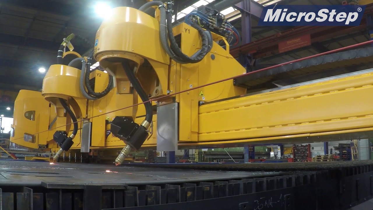 Parallel Bevel Cutting with MicroStep Machines