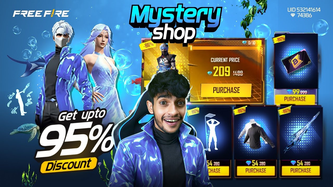 OB53 MYSTERY SHOP 🌊 Free Fire Max
