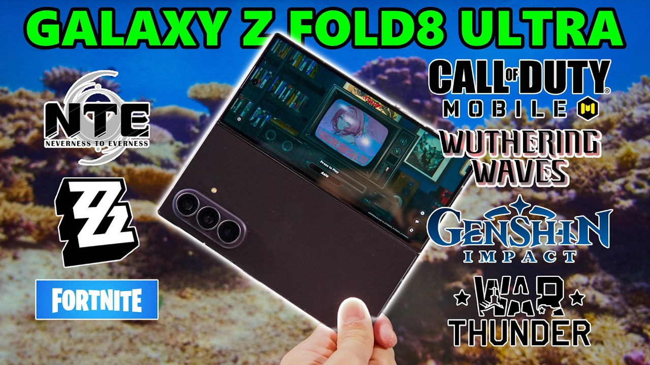 Gaming test - Samsung Galaxy Z Fold 8 ULTRA with Snapdragon 8 Elite Gen 5 for Galaxy!