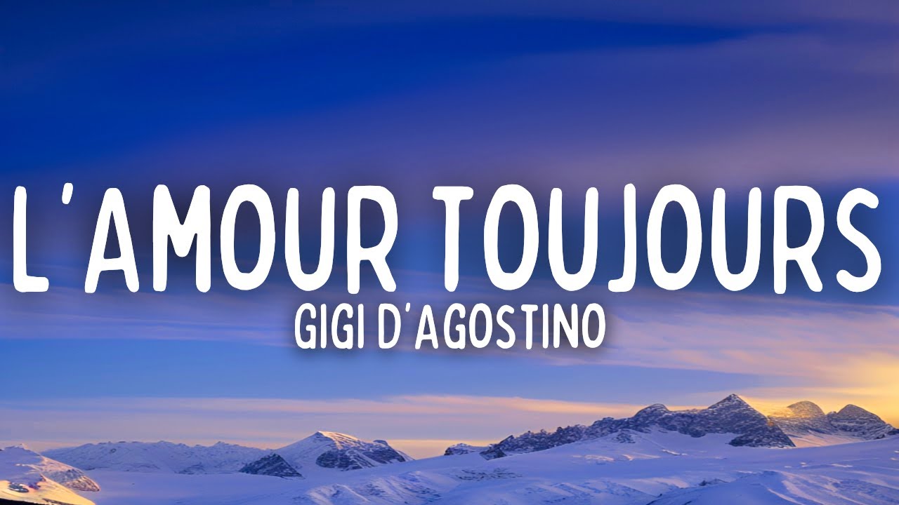Gigi D'Agostino - L'Amour Toujours (Lyrics)
