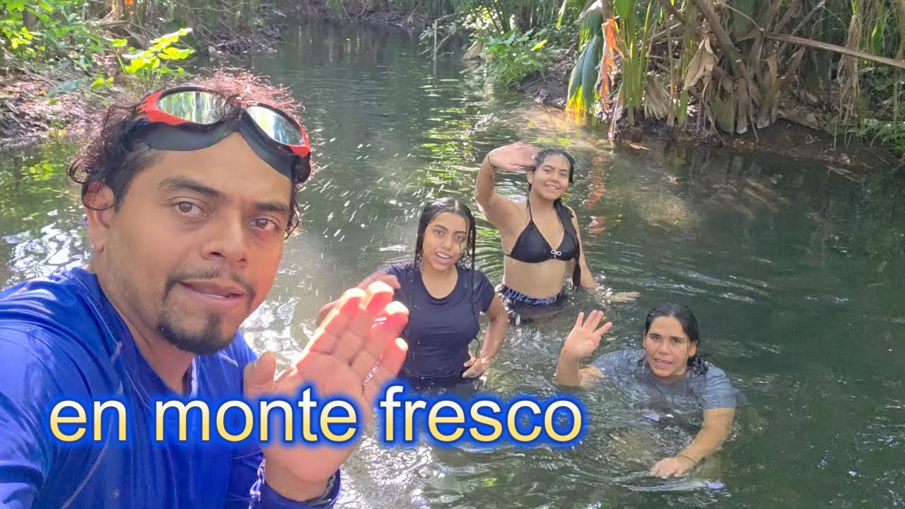 RE FRESCANDONOS EN ESTE BONITO LUGAR