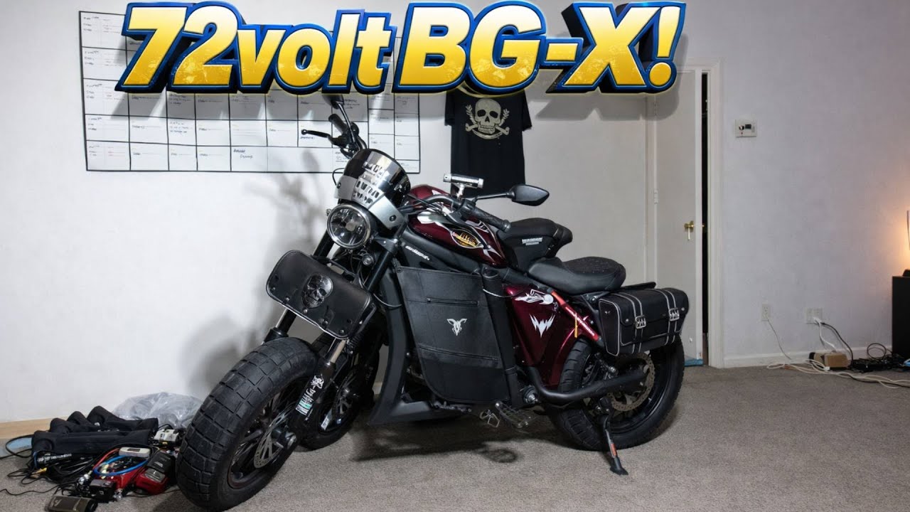 Модификация первого электровелосипеда BG-X с напряжением 72 В!
