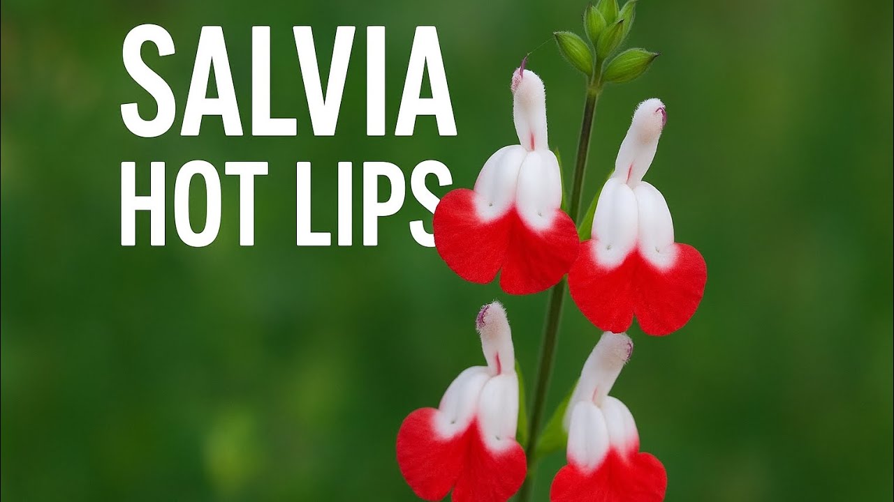 Salvia hot lips plant #agriculture #flowers #roses #flowers 