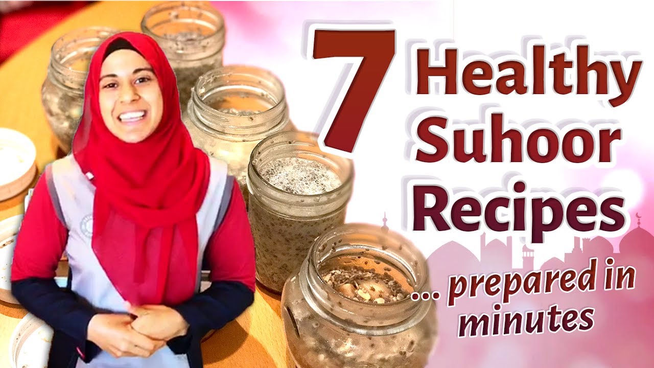 HEALTHY Suhoor for the WHOLE WEEK ... IN MINUTES! [LIVE Ramadan Food Demo!]
