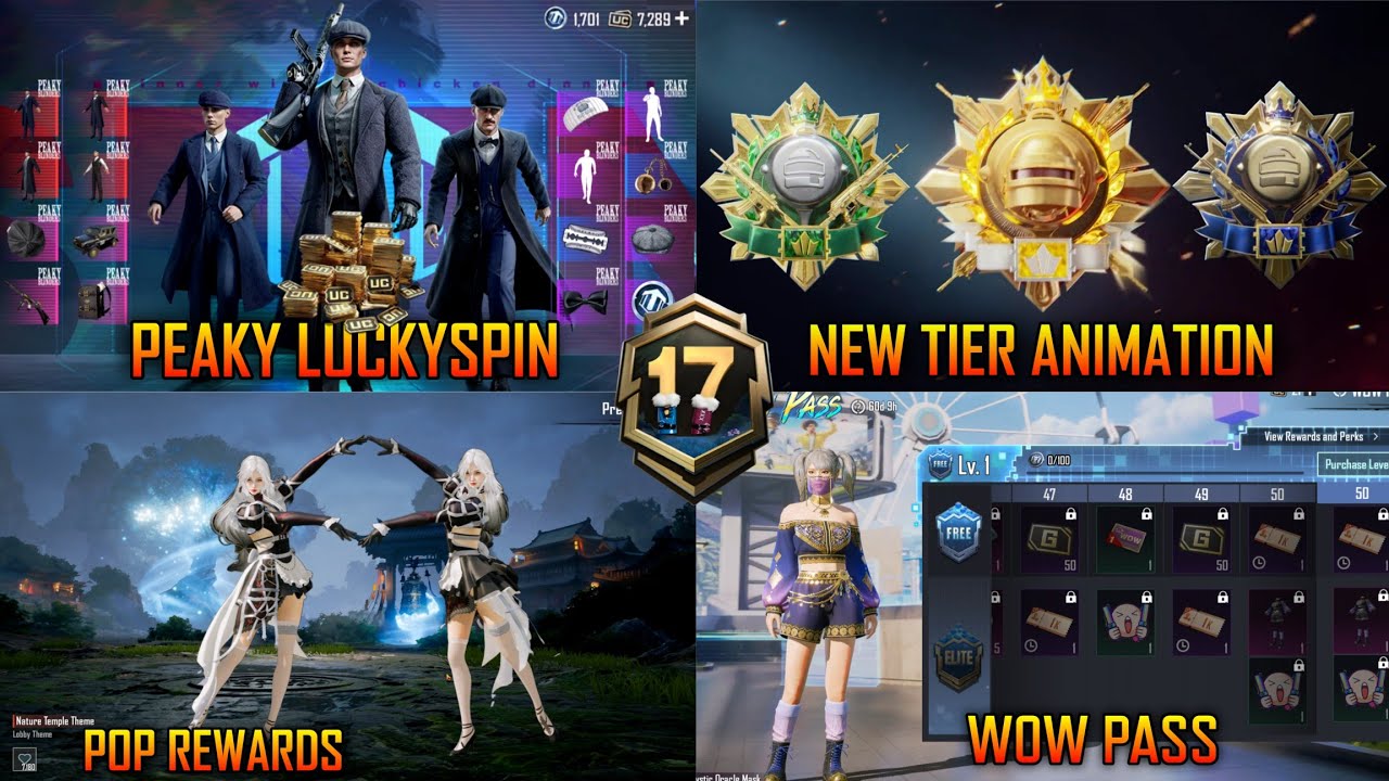 PeakyBlinders Luckyspin Crate Opening | New Tier Animation | Wow Pass & Popularity Battle