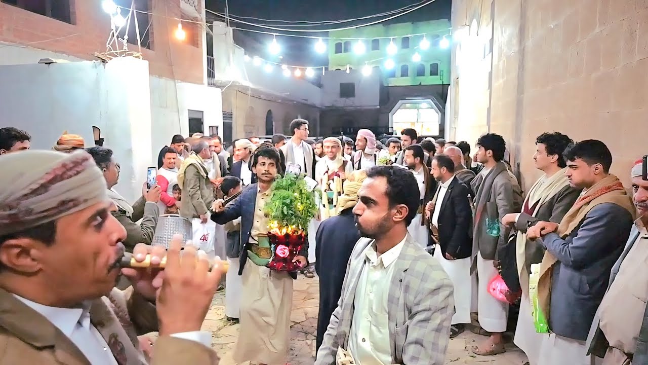 #زفة_المزمار اليمنية اقوي زفة مزمار في العالم مزمار ناصر اسماعيل زفة العريس مجاهد ابو شوارب 