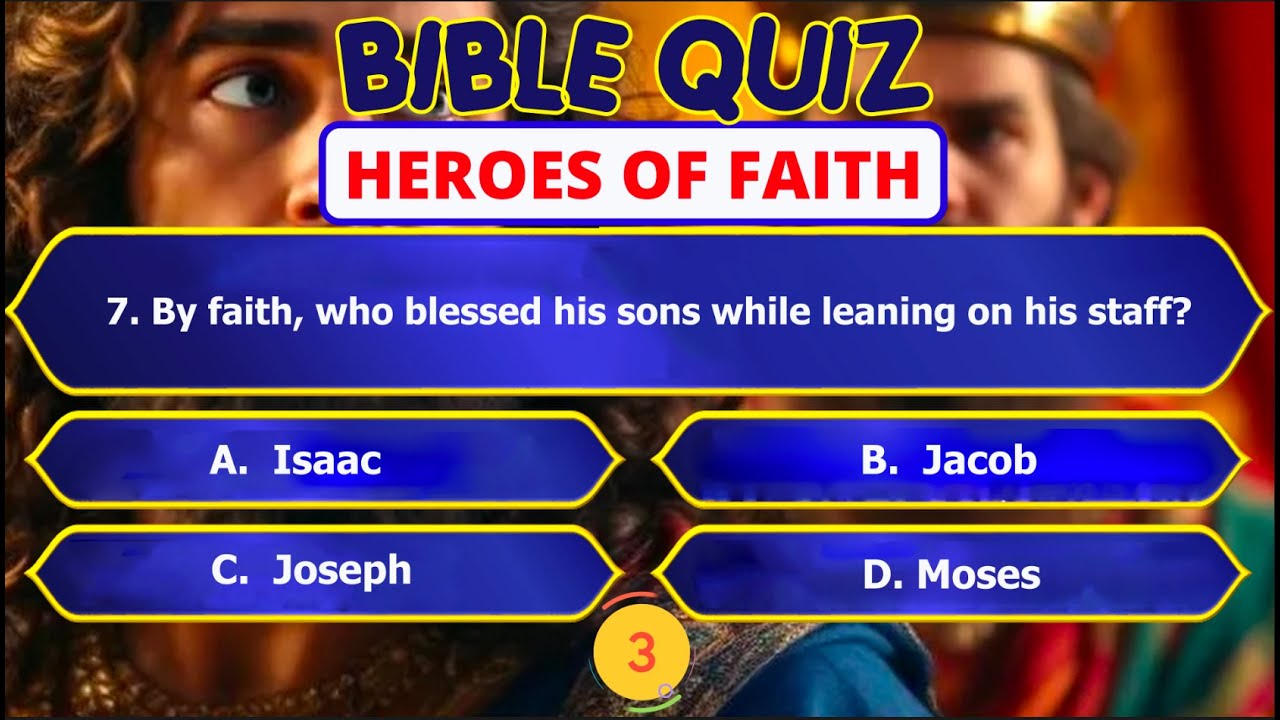 Bible Heroes of Faith Quiz | Test Your Hebrews 11 Knowledge! #bible #trivia #quiz