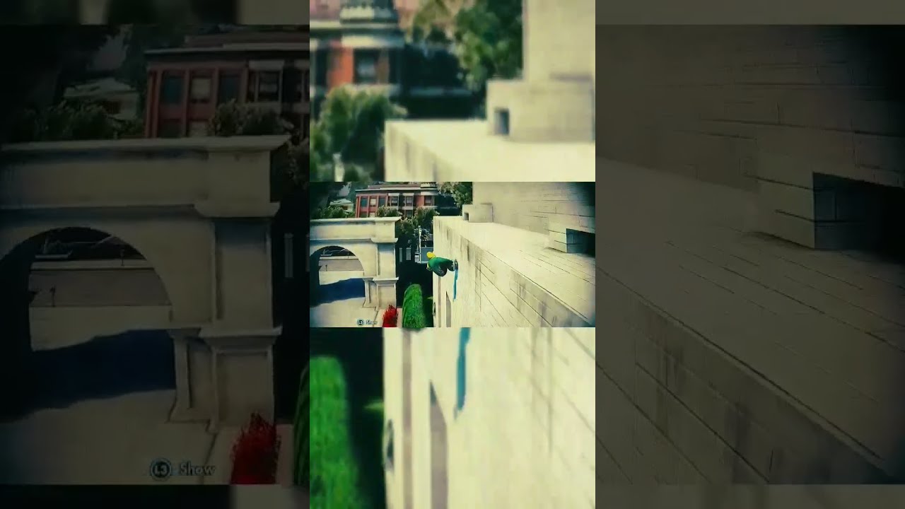 Insane Thread the needle Gap!!! Skate 3 #gaming #threadtheneedle #shorts #viral #popular #skate