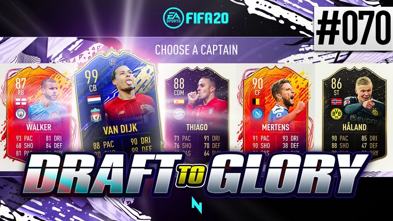 99 RATED TOTY!!! - FIFA20 - ULTIMATE TEAM DRAFT TO GLORY #70