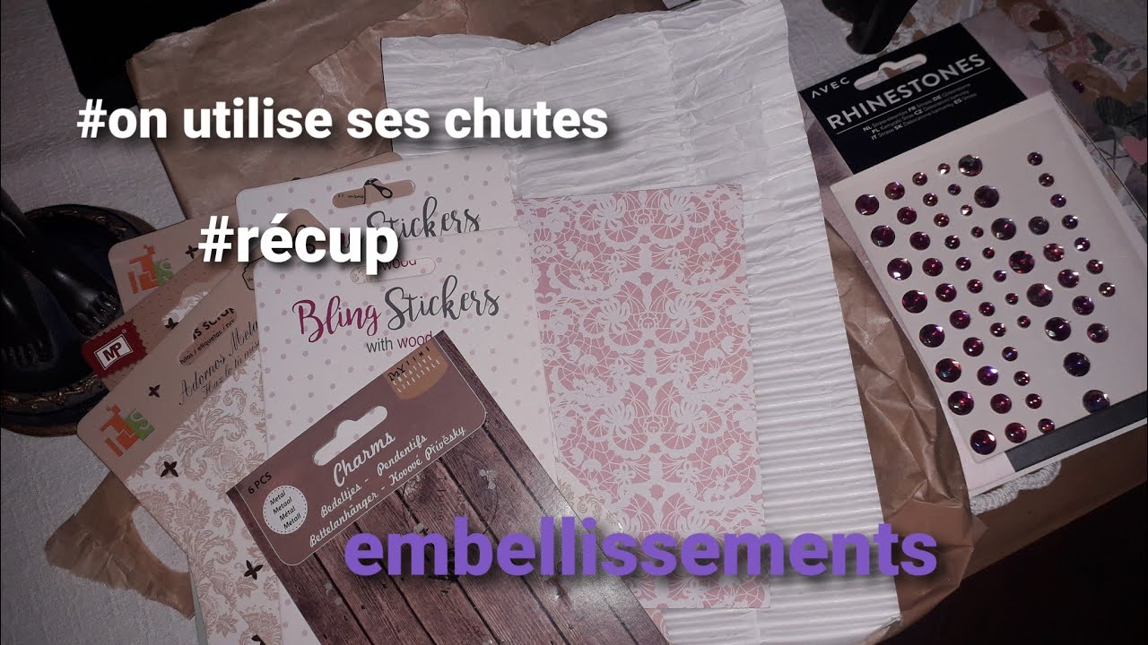 Et si on faisait des embellissements/on sort ses récups d'emballage divers et ses chutes.