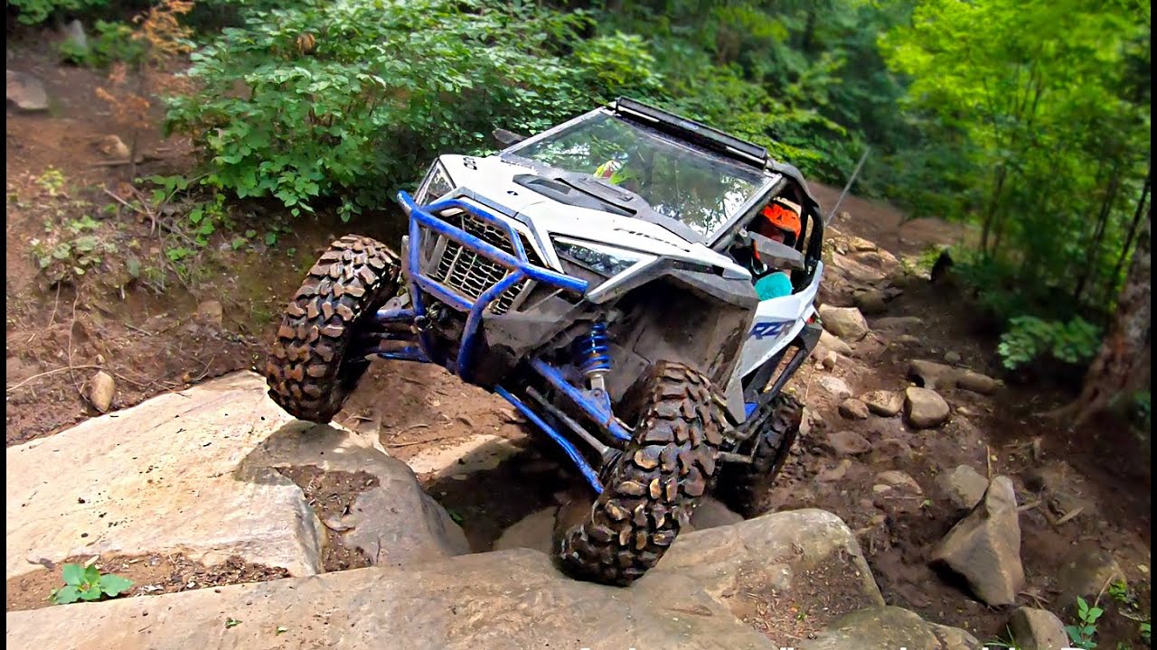 Mini Tennessee Rock Crawl on the Canadian Shield - Polaris RZR Pro XP, Turbo, 900S, 1000 Crawling