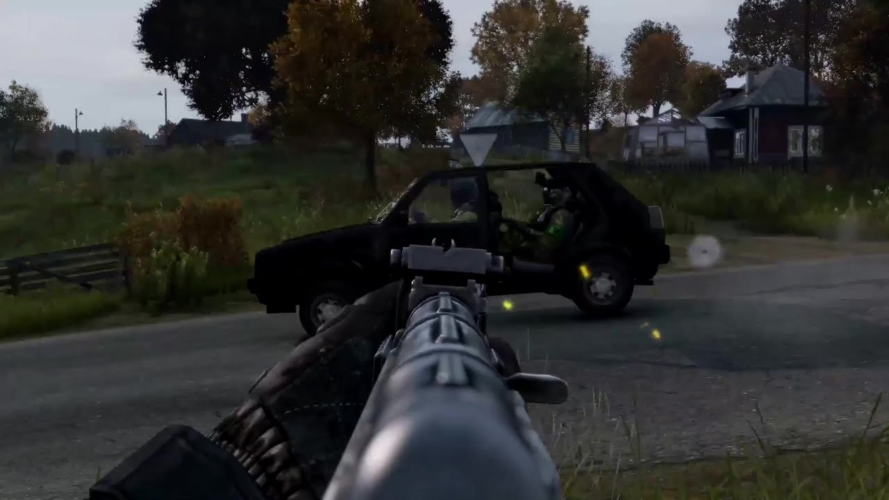 CAR AMBUSH LEADS TO FACTION FIREFIGHT - DayZ - Black Project