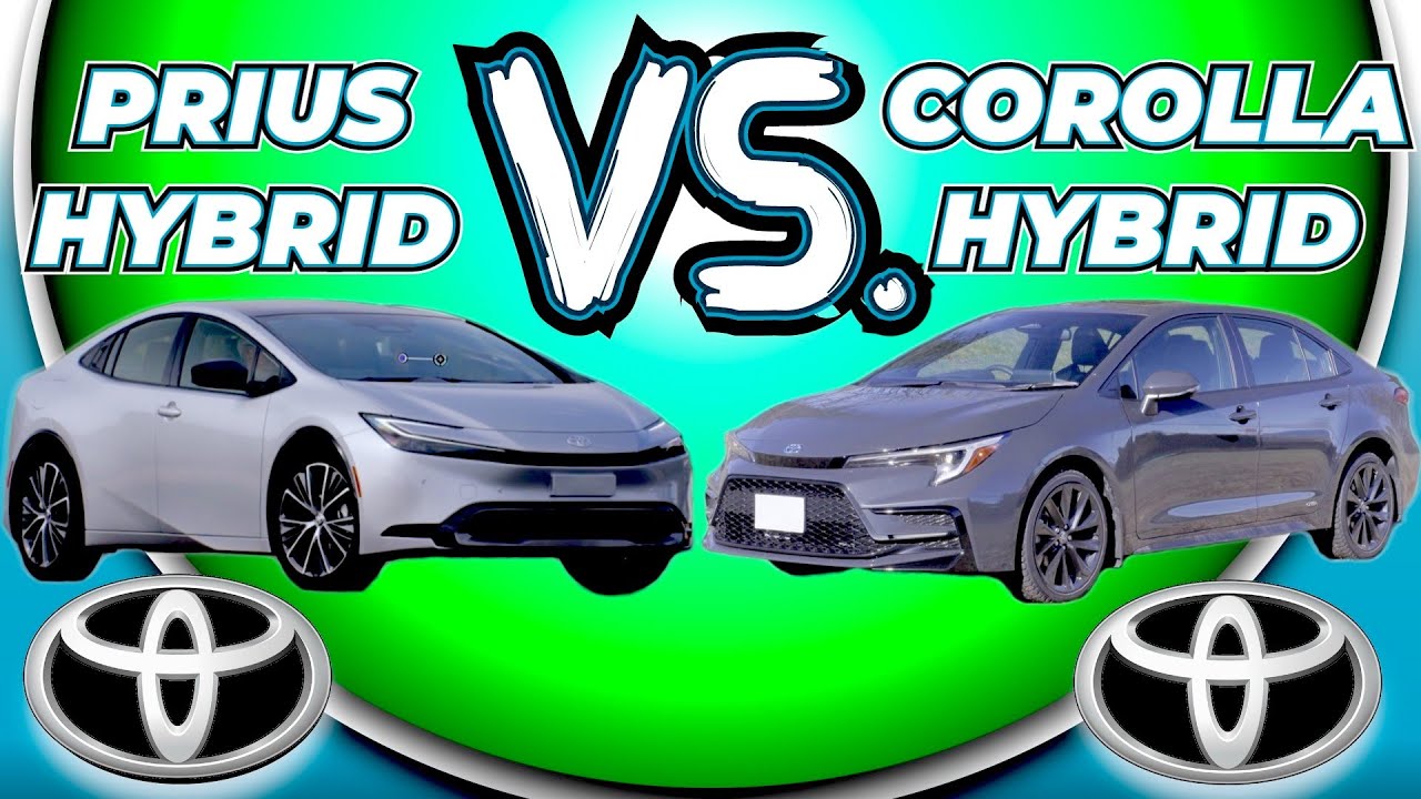 Сравнение нового Toyota Prius и обновленного гибрида Toyota Corolla