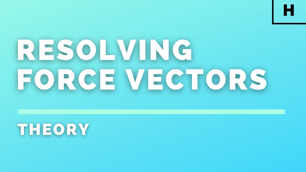 Higher Physics | Our Dynamic Universe | Resolving Force Vectors | THEORY