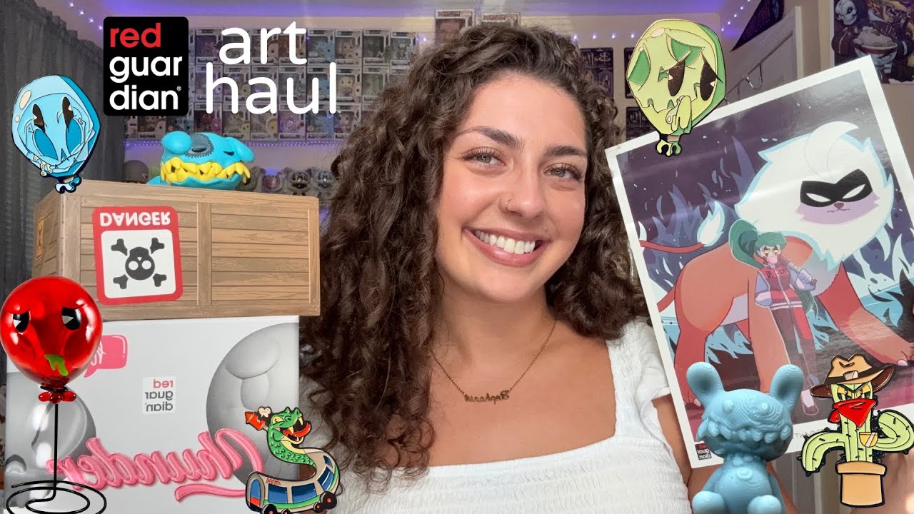 Unboxing my RedGuardian Art, Designer Toy, Print, Pins & More Haul! 