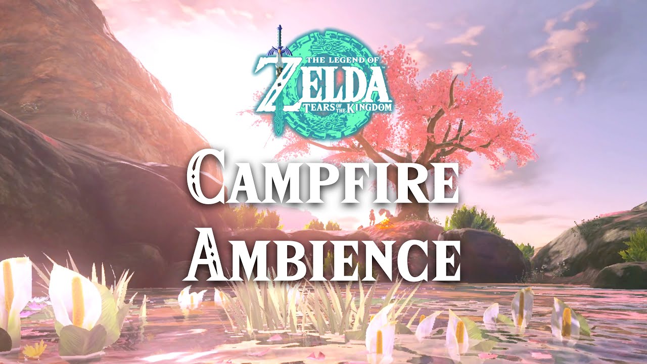 Zelda | Campfire Ambience 🌸 Satori Mountain [2H]