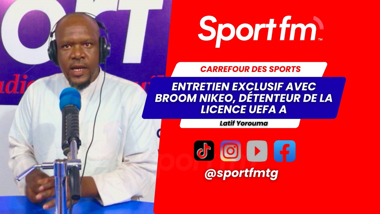 Entretien exclusif avec Broom Nikeo, détenteur de la licence UEFA A | Carrefour des sports
