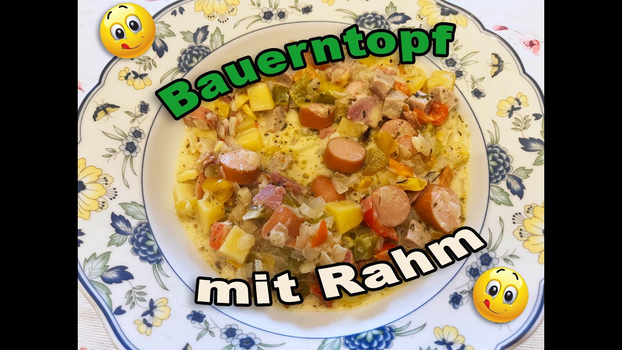 Herzhafter Bauerntopf mit Rahm - maximaler Geschmack - minimaler Aufwand!