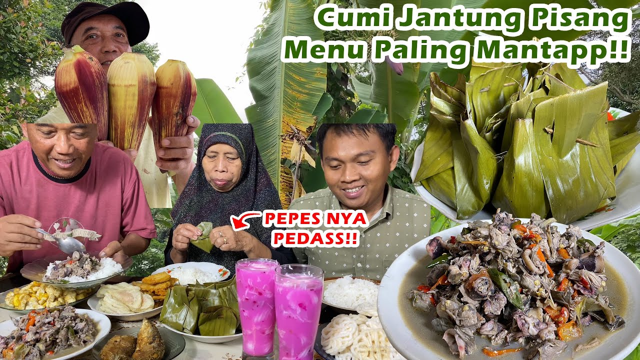 Cara Bikin Oseng Jantung Pisang Paling Enak, Ambil Dari Kebun Langsung Masak