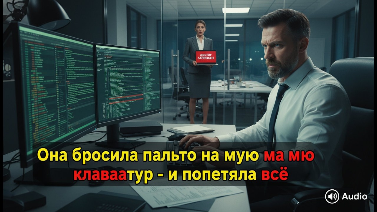 ОНА ШВЫРНУЛА ПАЛЬТО НА МОЮ КЛАВИАТУРУ – И ЭТО СЛОМАЛО ЕЁ КАРЬЕРУ НАВСЕГДА