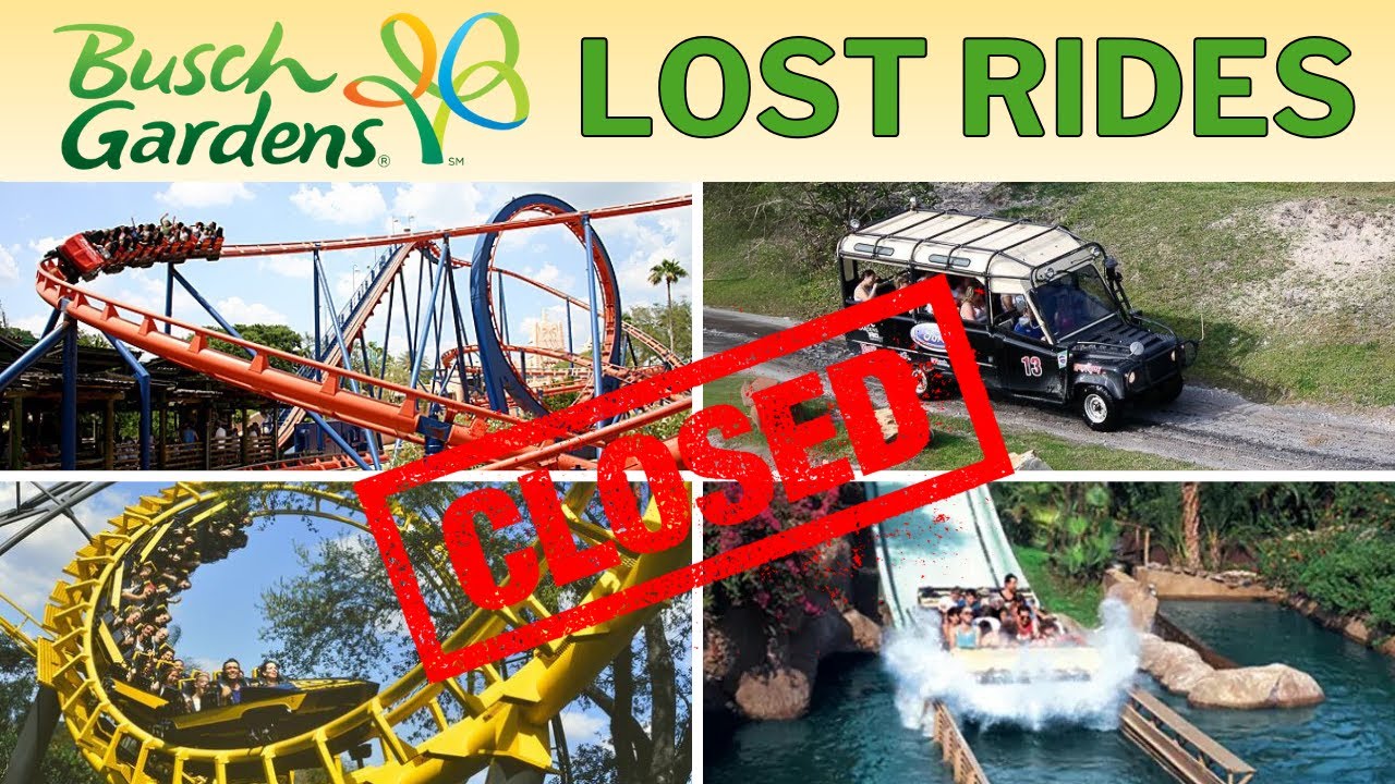 10 LOST Rides of Busch Gardens Tampa Bay REVEALED