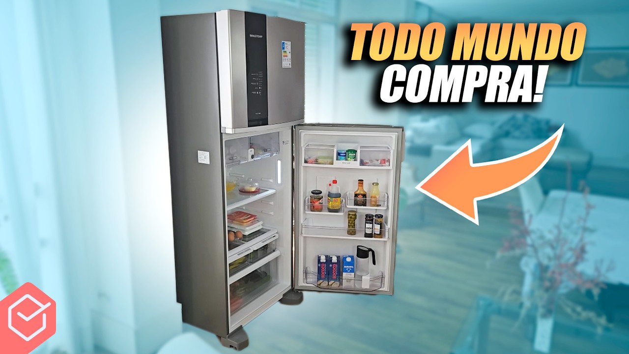 Por que TODO MUNDO COMPRA essa GELADEIRA em 2024!? // Brastemp BRM55BK