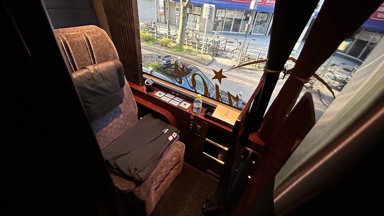 🇯🇵 Все сиденья в отдельном зале!!! Самый дорогой ночной автобус в Японии Токио&rarr;Осака