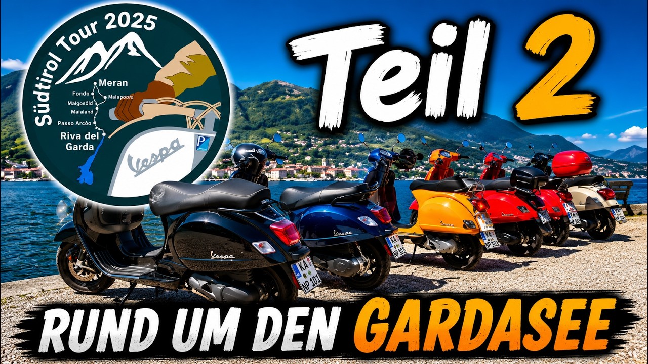 Südtirol Vespa Tour | Rund und um den Gardasee | Teil 2 | Monte Baldo | Vespa PX 125