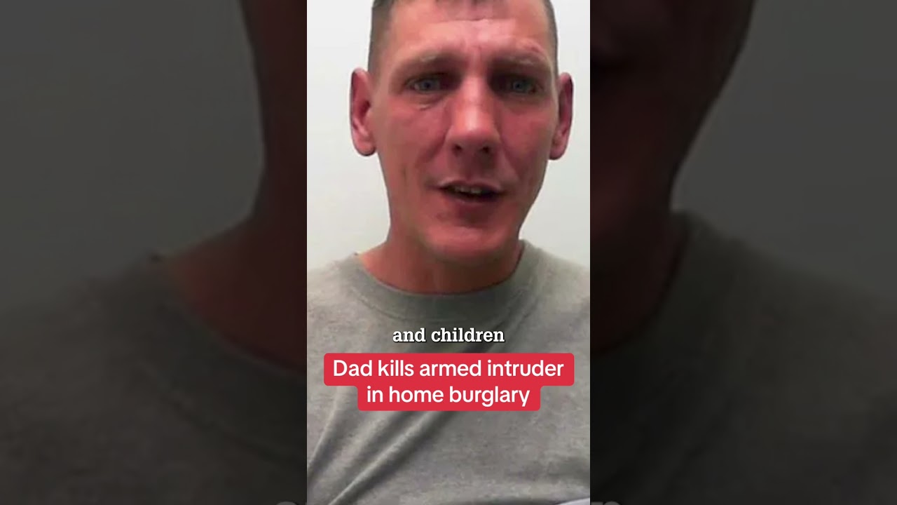 Dad kills armed intruder in home burglary #themirror #news