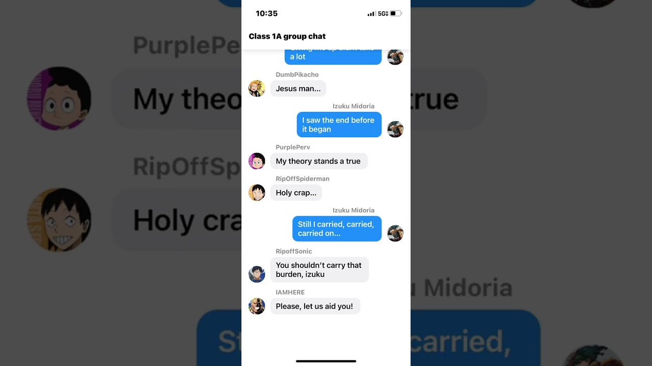 What happened to you?||Arcade||MHA||Texting Story||Enjoy!