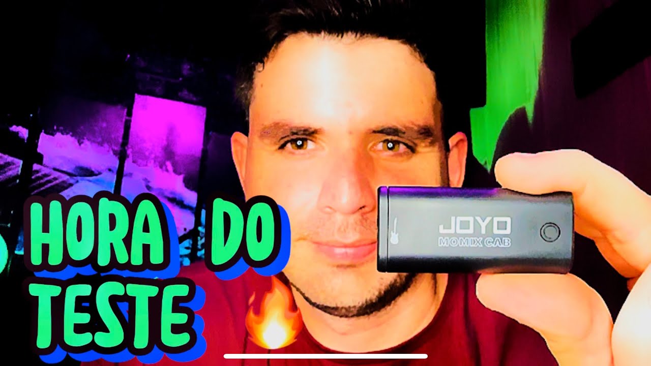 Joyo Momix Cab teste - Interface/ placa de áudio para celular