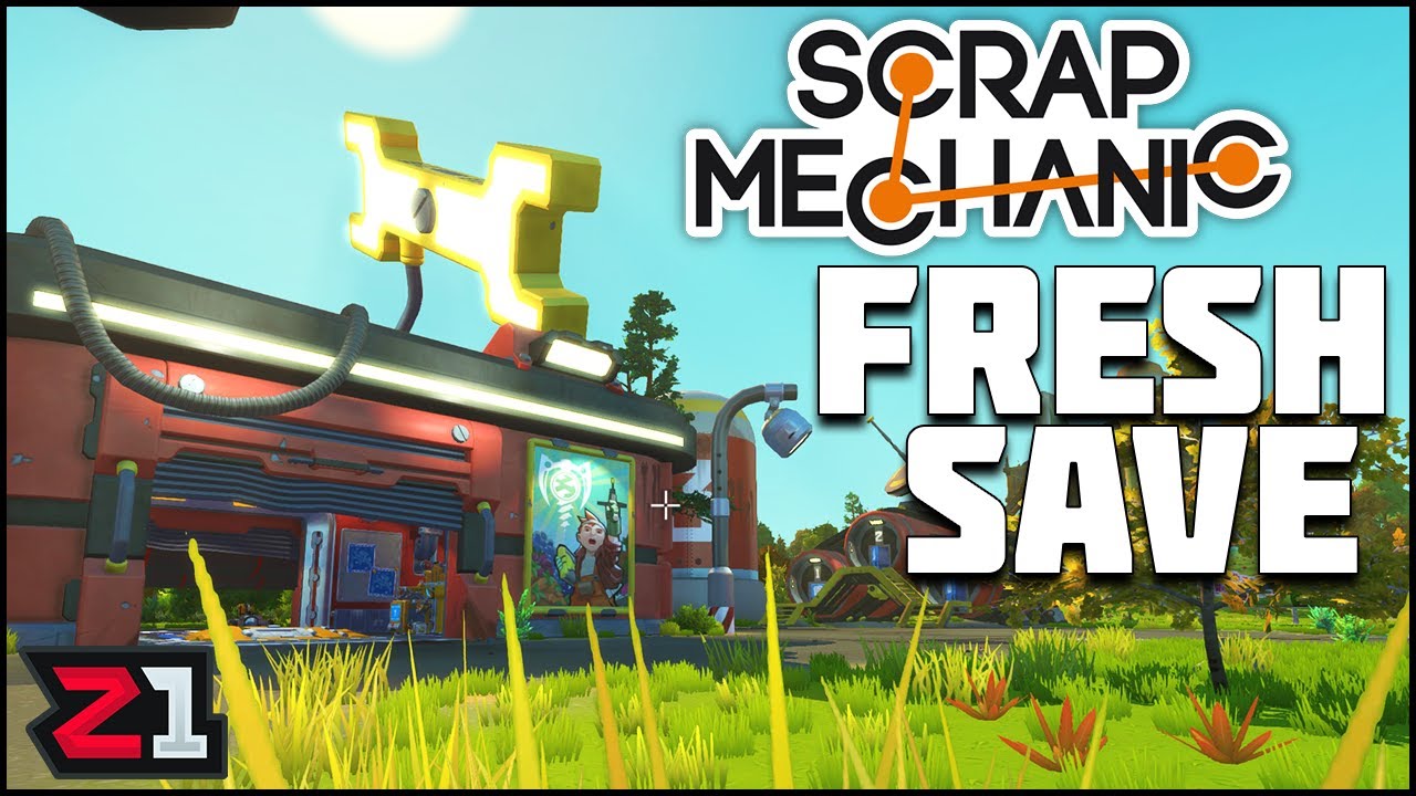 FRESH START ! Scrap Mechanic Survival Episode 1 | Z1 Gaming