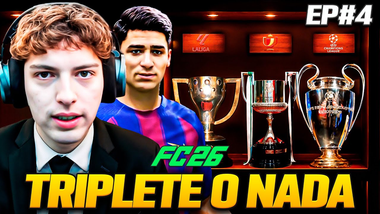 SUBO LA DIFICULTAD A ''ULTIMATE'' PARA GANAR EL TRIPLETE CON EL FC BARCELONA... EPISODIO 4