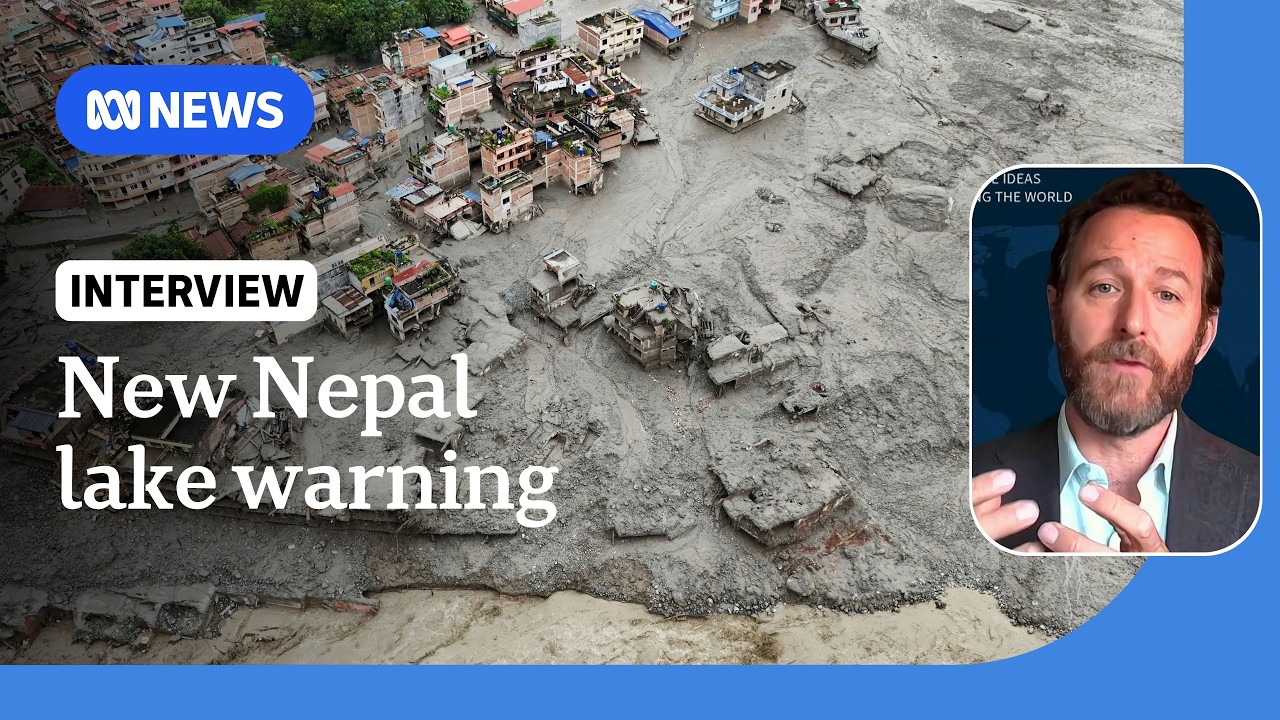 Nepal warns of new risks of a bursting lake in devastated flood area | The World | ABC NEWS