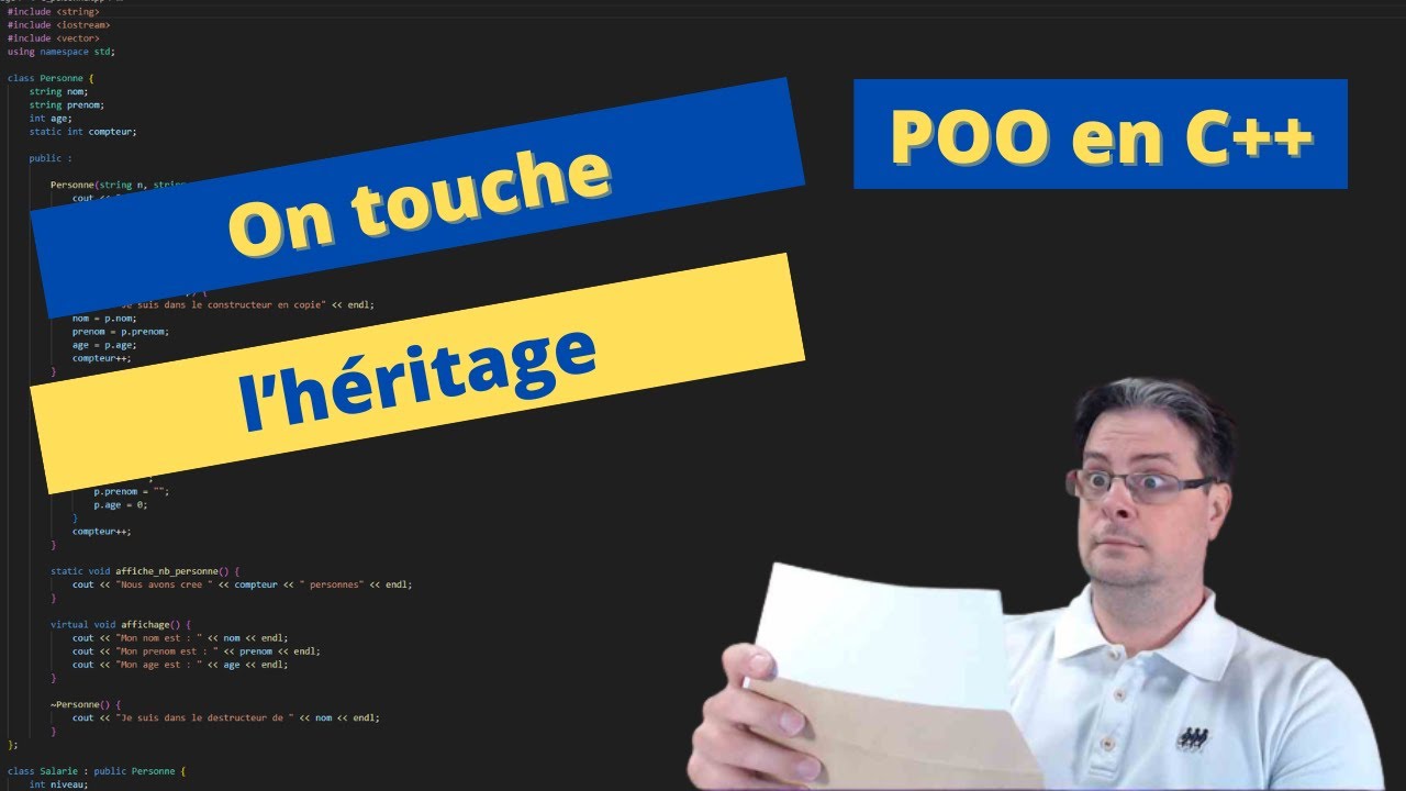 Programmation C++ : POO - L'héritage