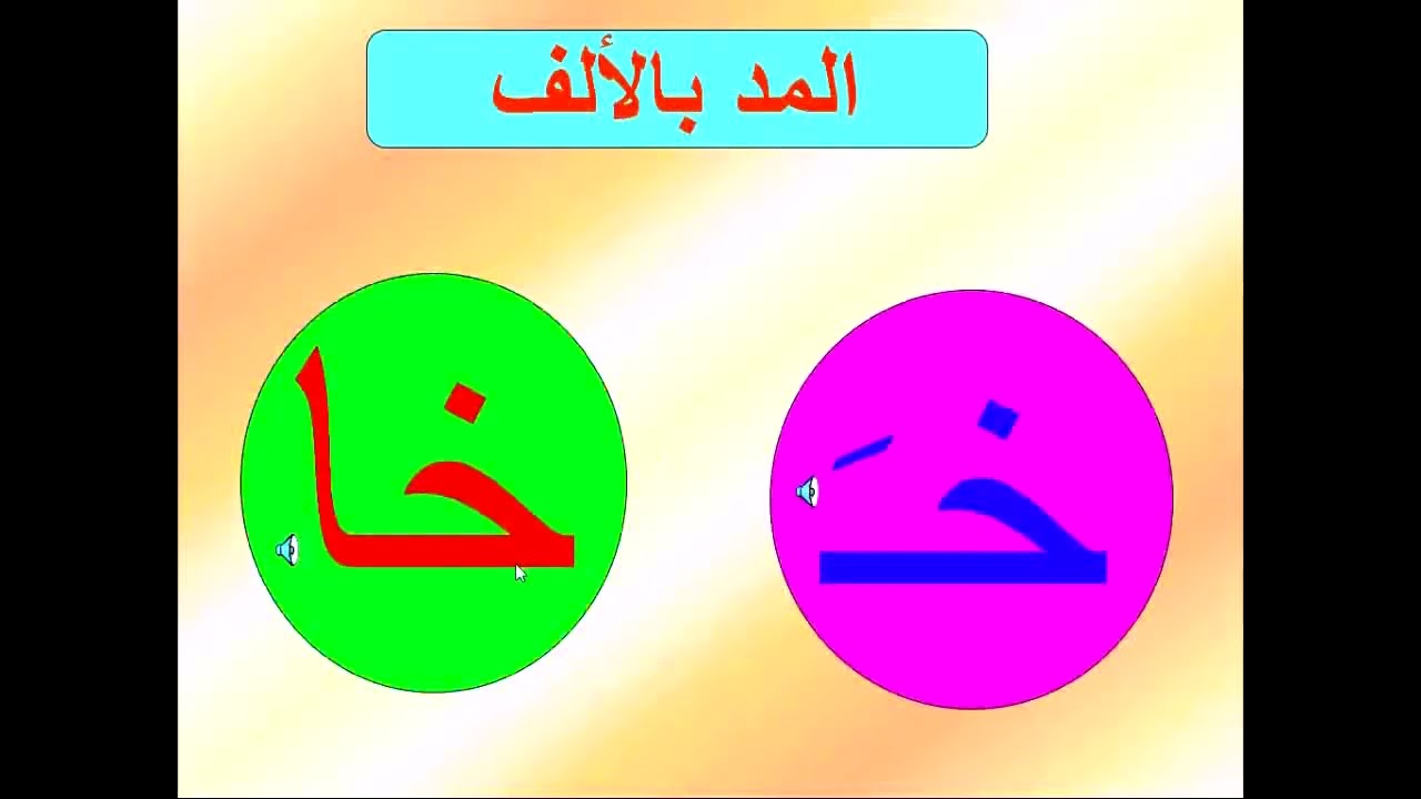 الموازنه بين الفتحة والمد بالألف