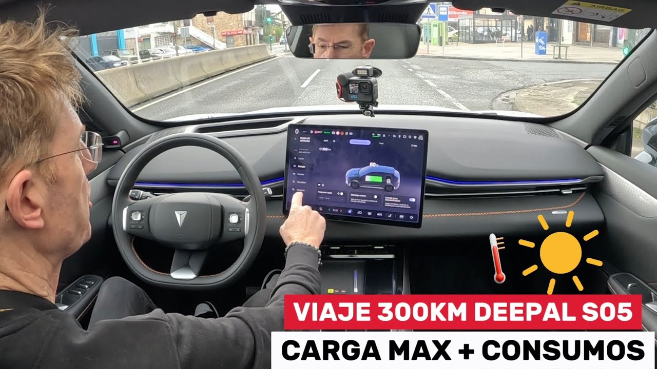 Deepal S05 : 300 km AUTOPISTA con 🌞 (Prueba Carga +Autonomia Real )