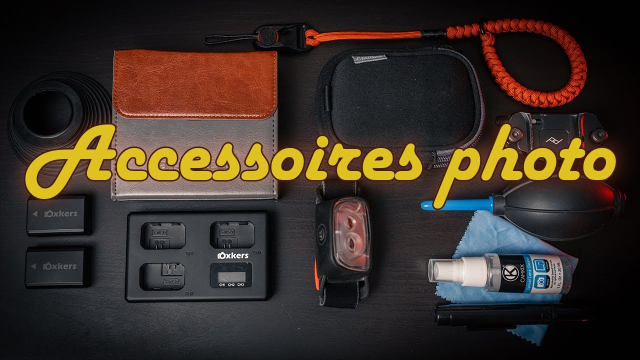 7 accessoires essentiels en photo